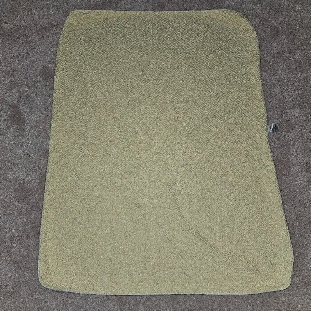 Just Born Gray Yellow White Elephant Fleece Baby Blanket 29x39